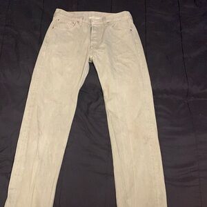 Levi Strauss straight-legged jeans